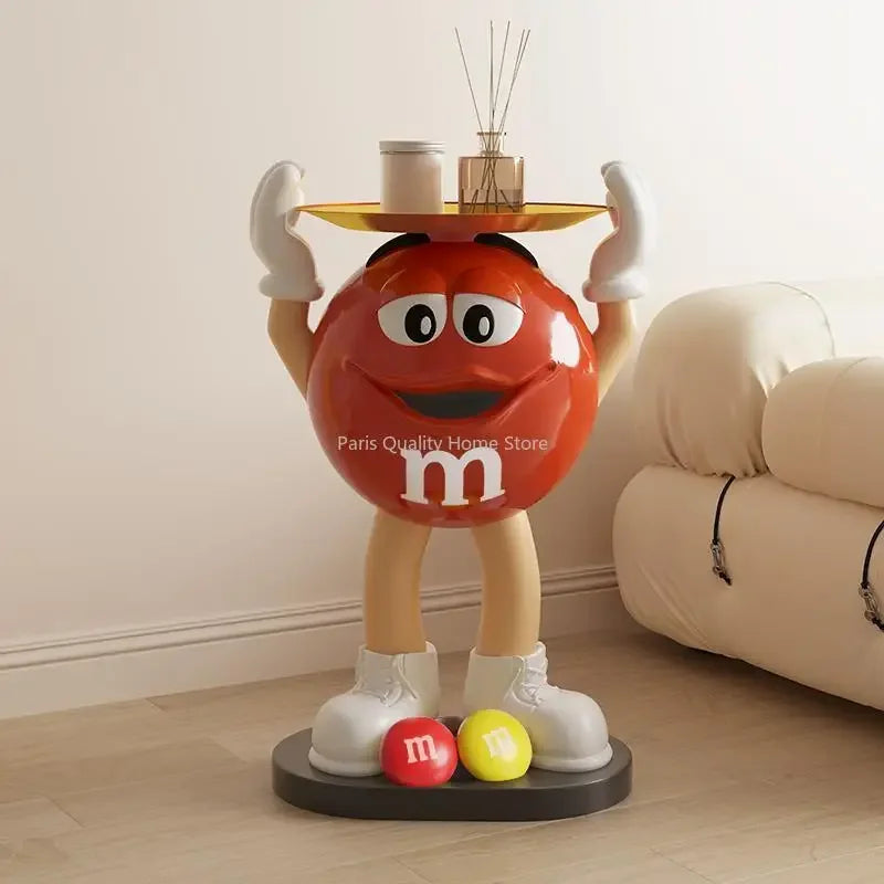 Mm Bean Creative Art Sofa TV Cabinet Next To The Living Room Large Bedside Shelf Floor Decorations